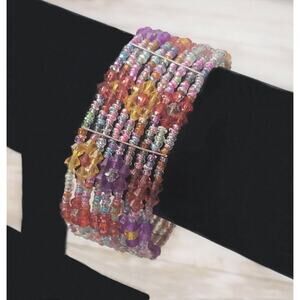 Vintage Bracelet - Flower Design Wrap Bracelet